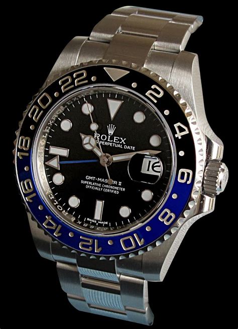 rolex gmt master 2 bleu et noir occasion|Montres Rolex GMT.